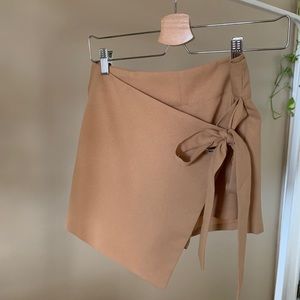 High Waisted Wrap Style Skort